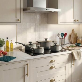 Salter Alto кастрюля BW14720, 20см, алюминий, 10см, с крышкой, серый, совместима со всеми плитами (BW14720)