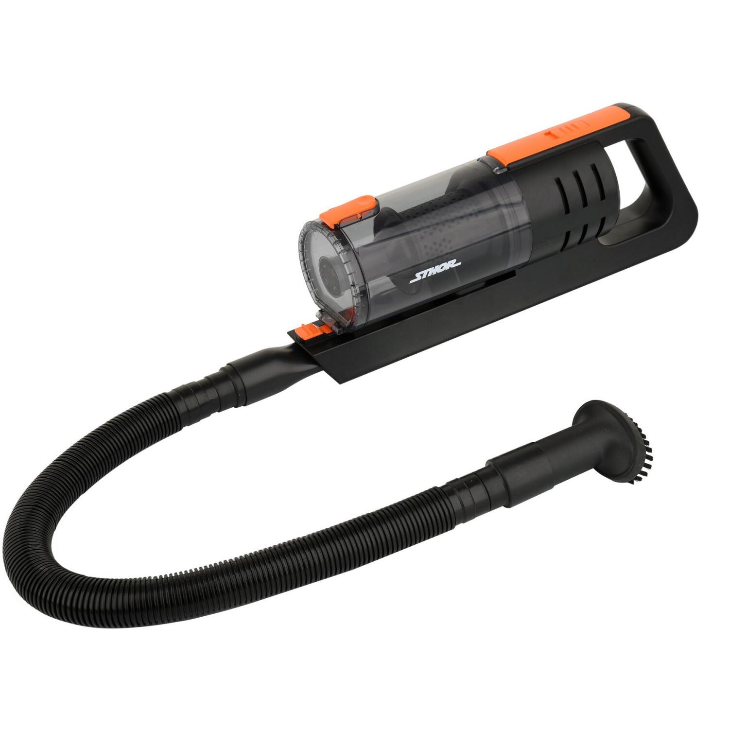Sthor akumulatora putekļu sūcējs 82970, 100W, 5,5kPa, 2600mAh, 15-18min, HEPA filtrs, turbo suka, mitrā un sausā tīrīšana (82970)