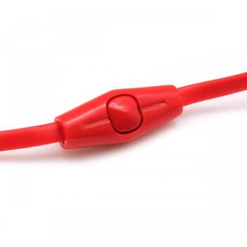 Sbox Стереонаушники EP-038R, 18Гц-20кГц, 116дБ±3, 32Ω, 1,2м, Проводные, Встроенный микрофон, Пластик с UV покрытием (EP-038R)