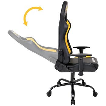 Subsonic Игровое кресло SA5609-BS1, 14.5кг, 53см, 49см, 123-133см, желтый, черный, регулируемая высота, поддержка головы (SA5609-BS1)