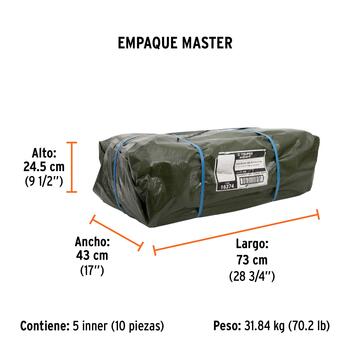 Pelēks brezents Extreme 3х4m, 240g/m2 LT-34X TRUPER (LT-34X)