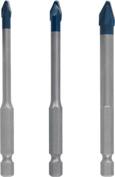 Urbju komplekts flīzēm HEX-9 HardCeramic (3gab.) HEX 2608900595 BOSCH (2608900595)