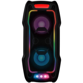 Супер праздничная Party Box для вечеринок 100W TWS Bluetooth FM USB microSD LED дисплей аккумуляторное питание чёрная SV-021689 Sven (SV-021689)