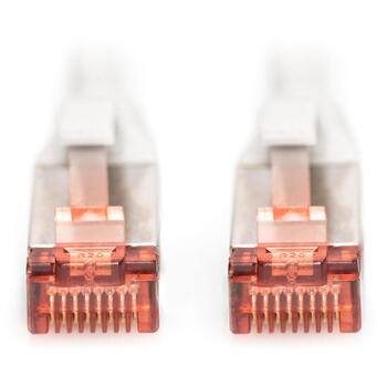 Digitus patch kabelis DK-1644-200, 20m, pelēks, booted, halogēna brīvs, snagless, S/FTP (DK-1644-200)