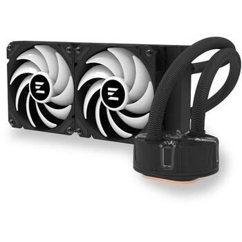 Zalman Reserator5 Z24 ARGB Black ZT1225ASM, AIO šķidruma dzesētājs, 240mm, 700-1800 RPM, 28dB, PWM, ARGB, LGA1700/AM5 (Reserator5 Z24 ARGB Black)