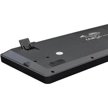 Baracuda Клавиатура KRILL-B BGK-01114 US, 87 клавиш, Tenkeyless, USB 2.0, 1,5м, Радужный эффект, мембрана (KRILL-B)