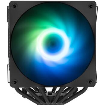 Zalman процессорный кулер CNPS15X BP ARGB BLACK, 285W, 6 тепловых трубок, вентилятор 120x120x25мм, 600-2000 об/мин, PWM (CNPS15X BP ARGB BLACK)