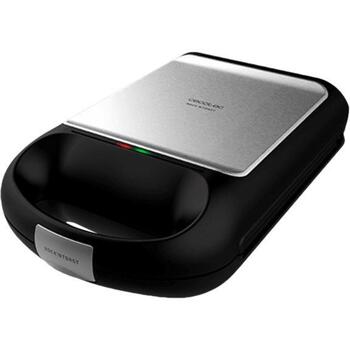 Cecotec Sendviču tosteris Rock'nToast Family 3112, 1500 W, 3 plāksnes, nerūsējošā tērauda apdare, nepiedegošs pārklājums (3112)