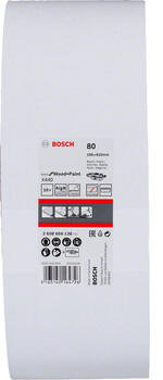 Slīplente kokam 100x610, K80, 10 gab., Lentes slīpmašīnām PRO X440 SLĪPLENTA, 2608606136, BOSCH (2608606136)
