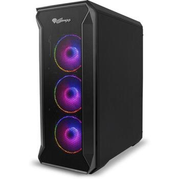 Genesis Datora korpuss IRID 505 ARGB NPC-1518, Mid Tower ATX, 4x120mm ARGB ventilatori, 7x2.5 collu, 2x3.5 collu, USB 3.0, USB 2.0 (NPC-1518)