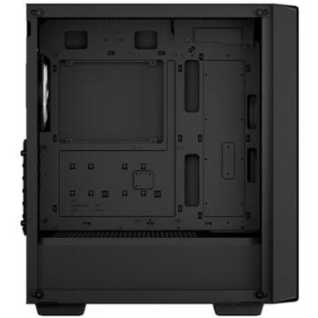 Deepcool CC560 MESH V2 korpuss R-CC560-BKAMA4-G-2, 2xUSB 3.0, 1x austiņu/mikrofona, 7 paplašināšanas sloti, RGB (R-CC560-BKAMA4-G-2)
