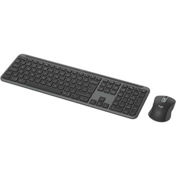 Logitech Klaviatūra un pele MK950/920-012508, 108 taustiņi, Bluetooth, 10m bezvadu diapazons, 2xAAA akumulatori iekļauti (920-012508)