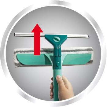 Leifheit Classic Window Cleaner 1055238, щетка для окон с телескопической ручкой, 100–155см (1055238)