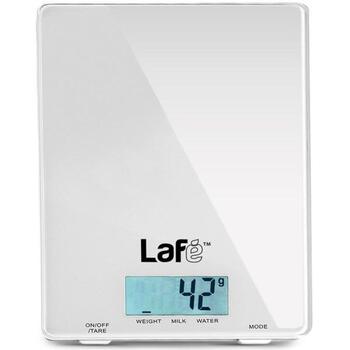 Lafe Кухонные весы WKS001.5 LAFWAG44841, 5кг, 1г точность, LCD, белый, стеклянная поверхность, функция тарирования (LAFWAG44841)