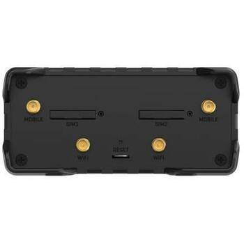 Teltonika маршрутизатор RUT901 4G LTE, 4 антенны, 4 порта RJ-45, 10/100 Mbit/s, ОЗУ 0.128 ГБ, алюминий, черный (RUT901)