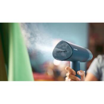 Philips Портативный отпариватель STH3000/20, 1000W, 0.1L, 20g/min, компактный, безопасный для всех тканей (STH3000/20)