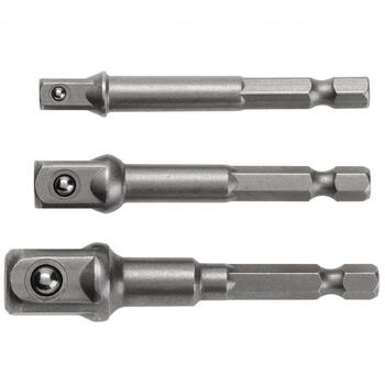 Hogert HT1S445, комплект переходников для бит, 1/4
