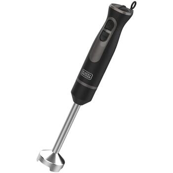 Black Decker Погружной блендер BXHBA800E ES9160100B, 800W, 0.6L, 4 лезвия, Турбо функция, 600ml мерный стакан, 500ml измельчитель (ES9160100B)