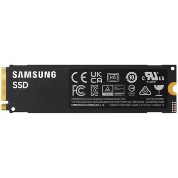 Samsung 990 SSD M.2 PCIe 4.0x4 NVMe, 2000GB, 7250/6450MB/s, 850K/1200K IOPS, V-NAND, 256-bit AES, TCG Opal 2.0, TRIM, S.M.A.R.T. (MZ-V9V2T0BW)