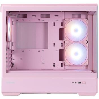 Zalman P30 PINK V2, mATX Mini-Tower datora korpuss, 3x120mm ARGB ventilatori, rozā (P30 PINK V2)