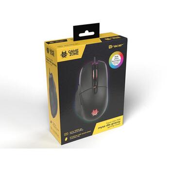 Tracer Игровая мышь TRAMYS47418, 12000 DPI, 8 кнопок, USB 1.5 м, RGB подсветка, оптический сенсор (TRAMYS47418)
