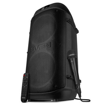 Портативная Bluetooth колонка PS-850 100 W RMS TWS FM USB microSD LED дисплей 8000 mAh Чёрный SV-022679 SVEN (SV-022679)