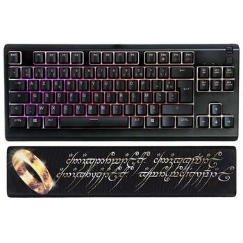 Subsonic Peles paklājs SA5687-LR1, melna, dzeltena, plaukstas balsts tastatūrai, neslīdoša virsma (SA5687-LR1)