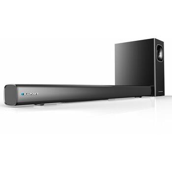 Blaupunkt LS200SUB саундбар с сабвуфером, 2.1 канала, 190 Вт, Bluetooth, HDMI ARC, оптический, USB, AUX, LED-дисплей, черный (LS200SUB)