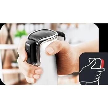 Tefal Погружной блендер HB9441, 1000 Вт, белый, дробление льда, 0,5 л чаша для нарезки, 1 скорость (HB9441)