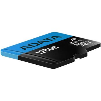 Adata карта памяти microSDXC AUSDX128GUICL10A1-RA1 128GB, скорость чтения 85MB/s, скорость записи 25MB/s, UHS-I, Class 10 (AUSDX128GUICL10A1-RA1)