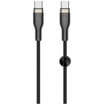 Fixed USB-C кабель FIXDB-CC12-BK, 1.2м, 100W, USB Power Delivery, 480 Мбит/с, металлические разъемы (FIXDB-CC12-BK)