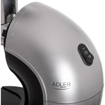 Adler Медленный соковыжиматель 3в1 AD 4131, 150 Вт, 1 скорость, 90-105 об/мин, нержавеющая сталь, мясорубка, овощерезка (AD 4131)