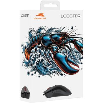 Baracuda Игровая мышь BGM-081 LOBSTER-B, 6400 DPI, 7 кнопок, 1,5 м кабель, LED подсветка, эргономичный дизайн (LOBSTER-B)