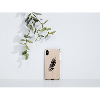 Man&Wood Чехол M7757B, 6.5, Apple iPhone XS Max, натуральное дерево, поликарбонат, С изображением (M7757B)