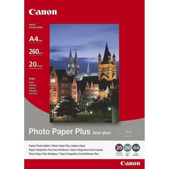Canon fotopapīrs SG-201 A4 1686B021, 260 g/m², 20 lapas, pusspīdīgs, augstas kvalitātes fotoattēli (1686B021)