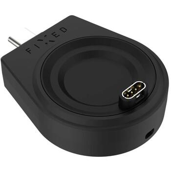 Fixed зарядное устройство USB-C FIXDW-GA-BK, 2.5W, 1x24 pin USB-C, черный, для смарт-часов (FIXDW-GA-BK)