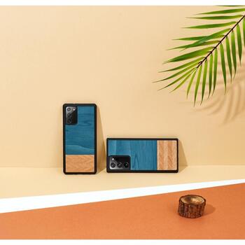 Man&Wood Чехол для Galaxy Note 20 M4731B, Синий, совместим с Samsung Galaxy Note20, 6.7 дюйма (M4731B)