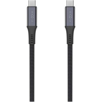 Fixed Braided Cable USB-C/USB-C, 2m, USB4 gen2 20Gbps, 4K 60Hz, 240W | FIXDBP-CC2-GR (FIXDBP-CC2-GR)