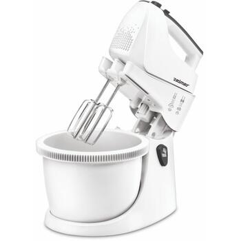 Zelmer Миксер ZHM2559 70305411P, 750 Вт, 5 скоростей, 3 л, TURBO, мягкое прикосновение, венчик, крюки для теста (70305411P)