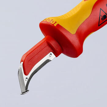 Нож для снятия изоляции проводов VDE, 1000В 9855 KNIPEX (98 55)