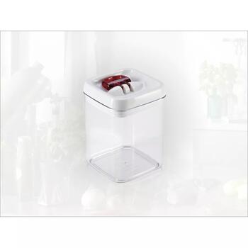 Leifheit Fresh&Easy контейнер для продуктов 1031211, 1,6л, 12,5x12,5x17,5см, герметичный, открывание одной рукой (1031211)