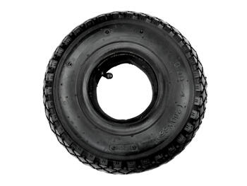 Geko riepa un kamera G71030, 3.00-4, 2PR, 25cm augstums, 8,7cm platums, riteņiem un ratiņiem (G71030)