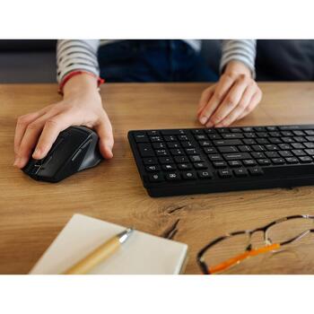 A4Tech Fstyler клавиатура A4TKLA47726, 2,4GHz, Bluetooth, 10м, черный, мембранная, 12 мультимедийных клавиш (A4TKLA47726)