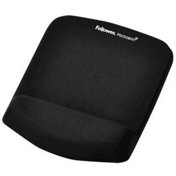 Fellowes pele paliktnis ar plaukstas atbalstu PlushTouch 9252003, 238 x 184 x 25.4 mm, melns, FoamFusion, Microban (9252003)