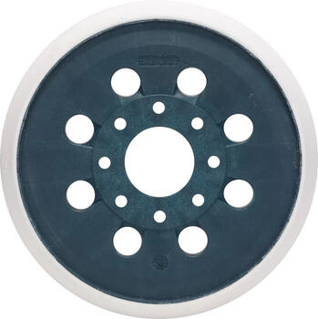 Pamatne GEX 125-1 AE cieta, Ekscentra slīpmašīnām SLĪPĒŠANAS PAMATNE AR 8 ATVERĒM, 2608000352, BOSCH (2608000352)