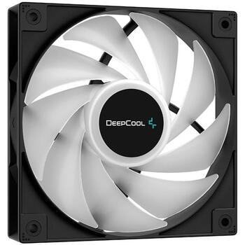 Deepcool CPU dzesētājs AG400 BK LED R-AG400-BKLNMC-G-1, 75.89 CFM, 2.53 mmAq, 2000 RPM, 500 RPM, melns, hidro gultņi (R-AG400-BKLNMC-G-1)