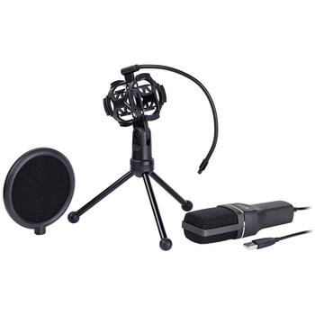Tracer TRAMIC46419 Digital USB Pro микрофон, 45dB ±3 dB, 1,5 м, USB, 2,2 кОм, 20–20 кГц, шумоподавление, регулировка наклона (TRAMIC46419)