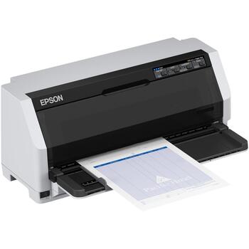 Epson LQ-690II принтер C11CJ82401, 487 символов/сек, 24 иглы, USB 2.0, Монохромный, Белый/Чёрный (C11CJ82401)