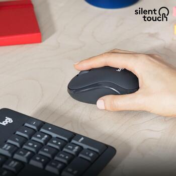 Logitech Tastatūra un pele MK295 920-009800, bezvadu, 10m, 3 pogas, klaviatūras akumulators AA, peles akumulators AA (920-009800)