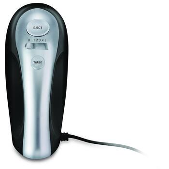 Zelmer Миксер ZHM2459BS 70305707P, 700W, 5 скоростей, Турбо, 2 венчика, 2 крюка для теста, вращающаяся чаша (70305707P)